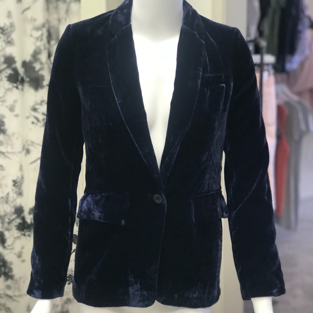 Blue Velvet Blazer